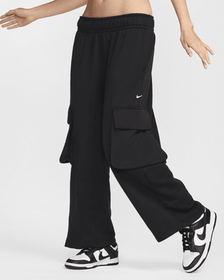 ★★Nike★★ Sportswear Mid-Rise Oversized Open Hem French T Nike Sportswear Mid-Rise Oversized Open-Hem French Terry